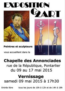 Exposition C2Art de peintures et sculptures du 9 au 17 mai 2015