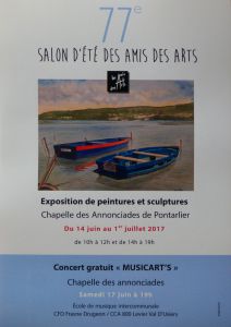 Salon d'été des Amis des Arts de Pontarlier du 14 juin au 1er juillet 2017